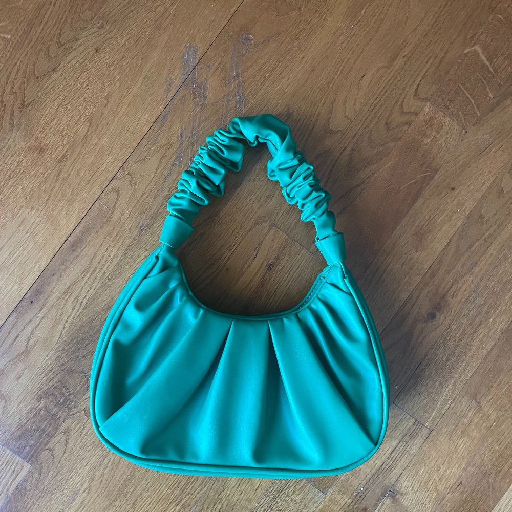 GABBI STYLE RUCHED HOBO HANDBAG (GRASS GREEN)  JW PEI LOOK ALIKE